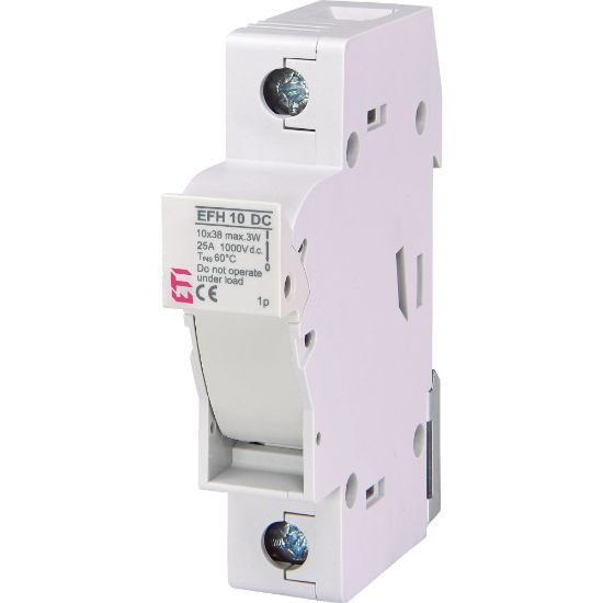  Зображення Тримач запобіжника ETI EFH 10 1P 25A 1000V DC (2540201) 