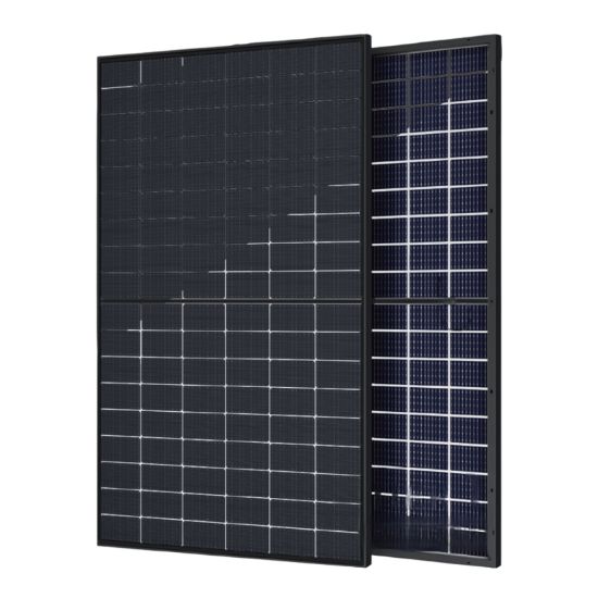  Зображення Фотоелектрична сонячна панель Hanersun HN21RN-54HT 500W bifacial FullBlack, монокристалічна 