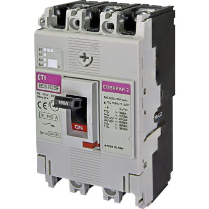  Зображення Автоматичний вимикач ETI EB2S 160/3SF 160A 3p (25 kA) (4671837) 