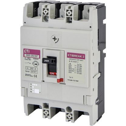  Зображення Автоматичний вимикач ETI EB2S 250/3SF 250A 3p (25 kA) (4671839) 