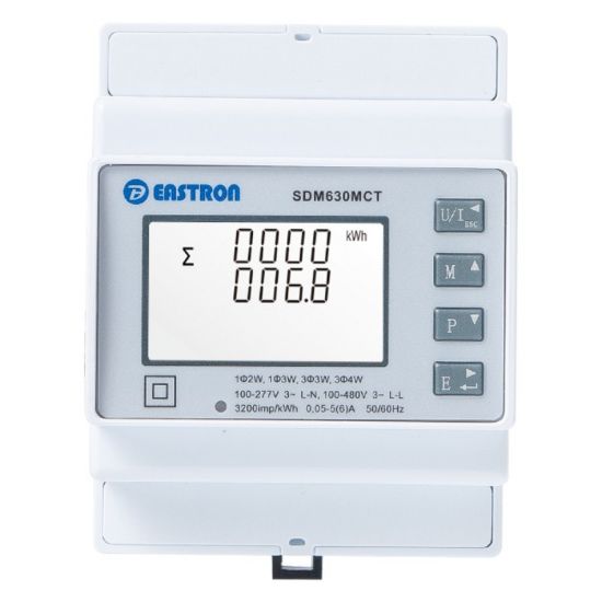  Зображення Лічільник Three phase energy meter Eastron SDM 630MCT-ETL (ESCT-T36 500A/1A) 